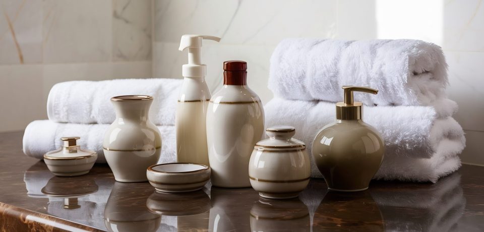 ceramics-shampoo-soap-towels-top-marble-counter-with-copy-space-bathroom-background