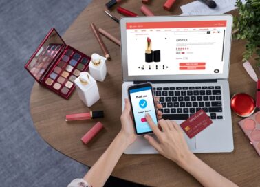 Woman shopping online on internet marketplace browsing for utmost sale items Woman shopping online on internet marketplace browsing for sale items for modern lifestyle and use credit card for online payment from wallet protected by utmost cyber security software