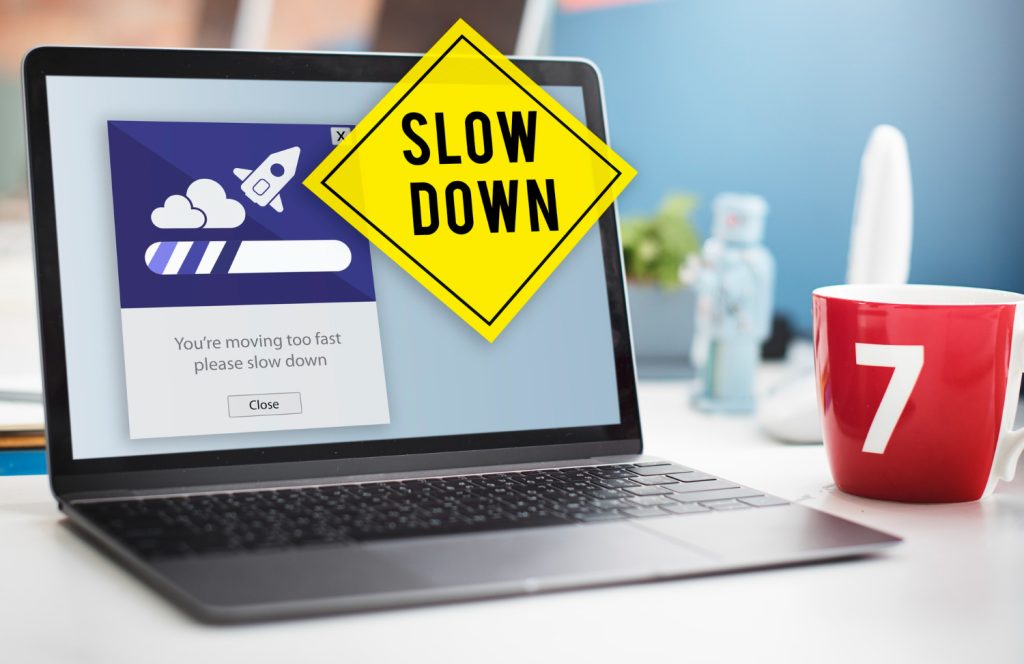 Online store handling high traffic and website slow down