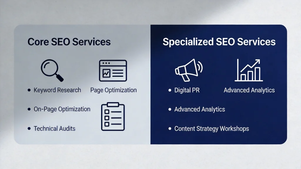 Common Deliverables Included in SEO Agency Services