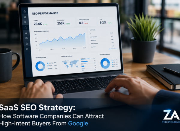 SaaS SEO strategy in action