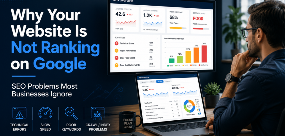 Why Your Website Is Not Ranking on Google Why Your Website Is Not Ranking on Google