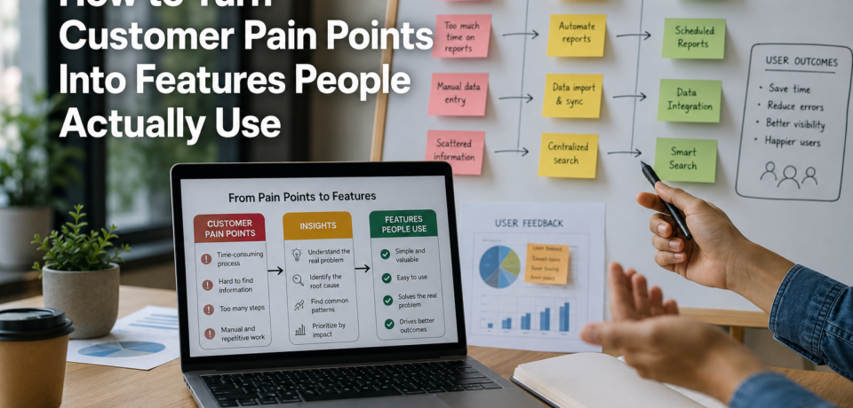 From Customer Pain to Useful Features From Customer Pain to Useful Features