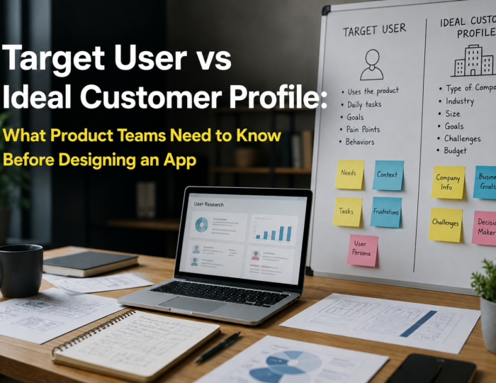 Target User vs Ideal Customer Profile What Product Teams Need to Know Before Designing an App