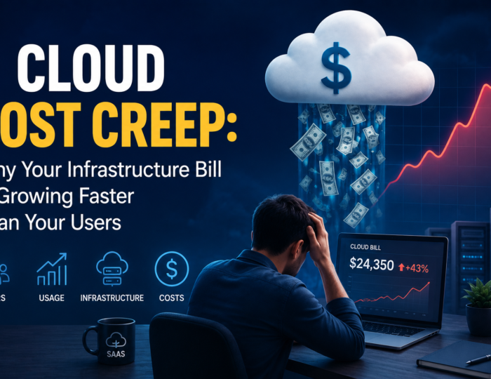 Cloud Cost Creep .Rising Infrastructure Bills Cloud Cost Creep Rising Infrastructure Bills