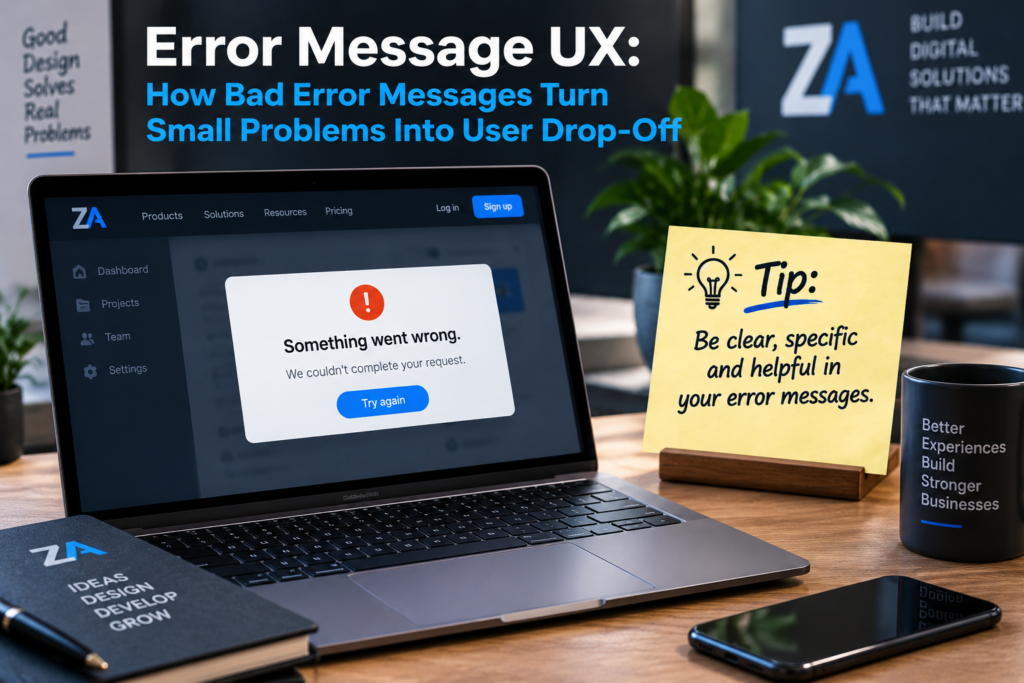 Error Message UX Tips for Better Design